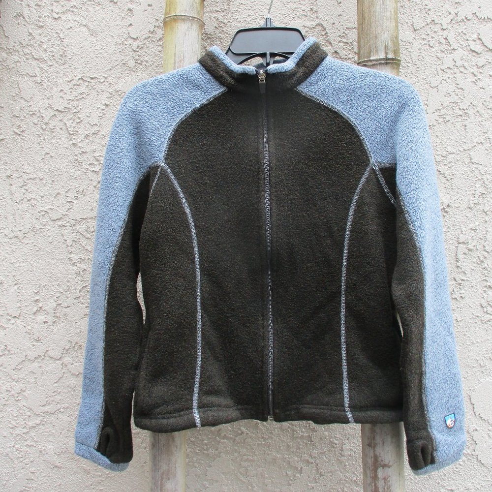 KUHL ~ ALPACA FLEECE JACKET ~ S ~ LOGO LABEL / PATCH ~